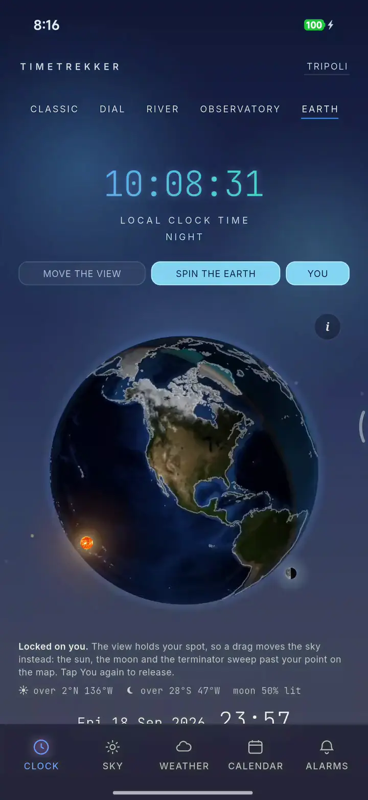 TimeTrekker — app preview
